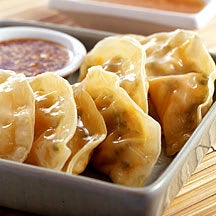 Photo of Steamed Vegetable Dumplings with Two Dipping Sauces by WW