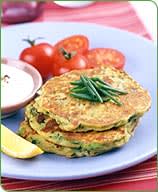 Photo of Zucchini and Soy Cheese Pancakes by WW