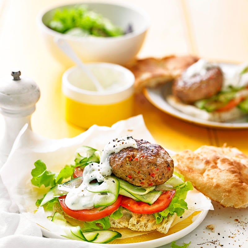Photo of Middle eastern lamb burger by WW