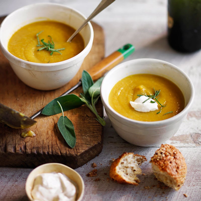 Photo of Spiced parsnip, pumpkin and apple soup by WW