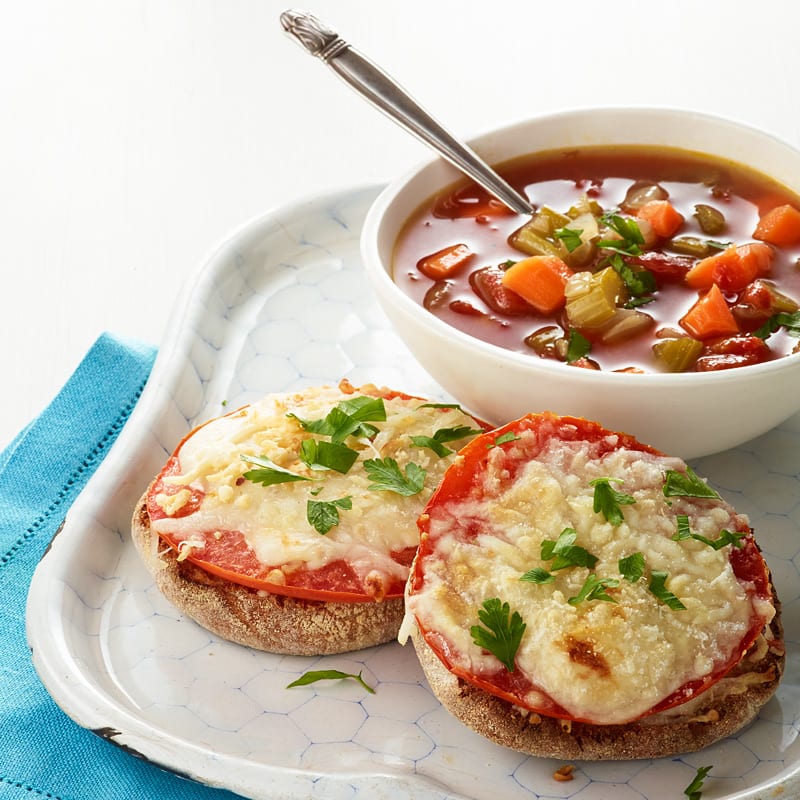 Photo of Grilled Cheese and Homemade Vegetable Soup by WW