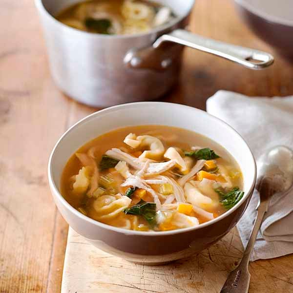 Photo of Chicken, vegetable and tortellini soup by WW