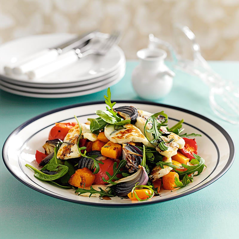 Photo of Warm roasted squash salad with halloumi by WW
