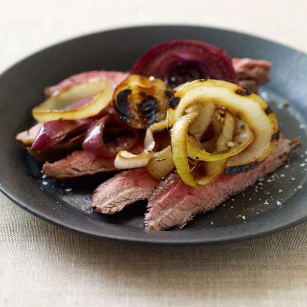 Photo of Flank steak with triple grilled onions by WW