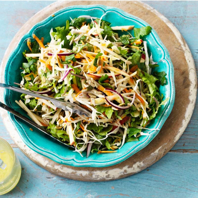 Photo of Kale, cabbage, apple and seed slaw by WW
