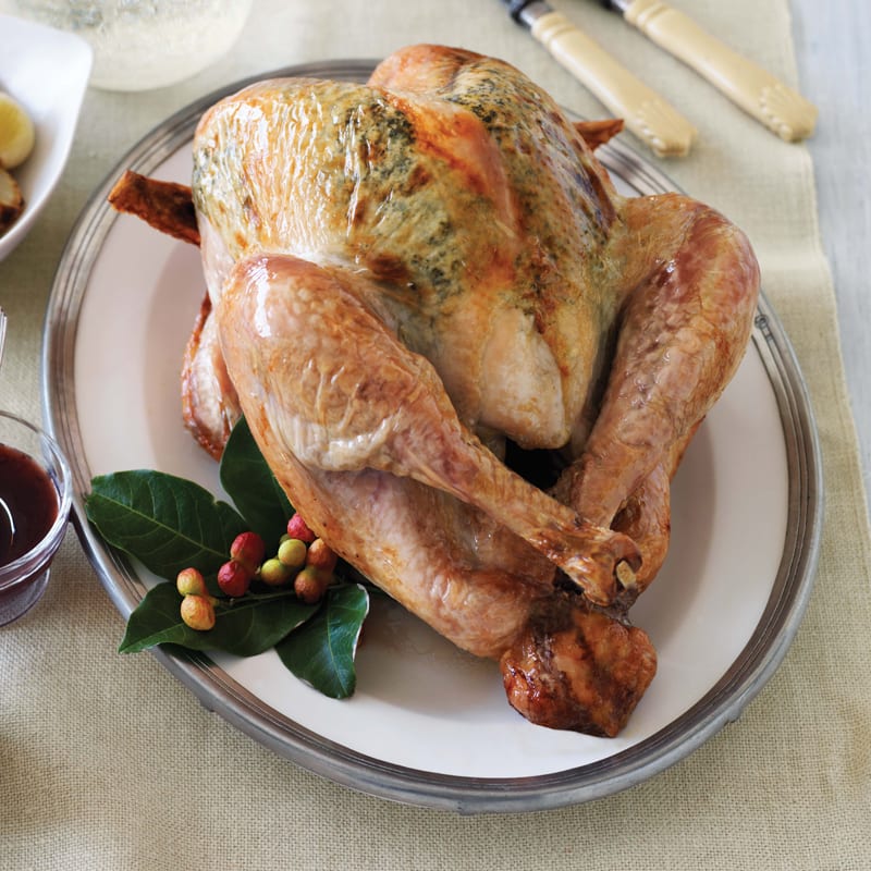 Photo of Herb roasted turkey with gravy and cranberry sauce by WW