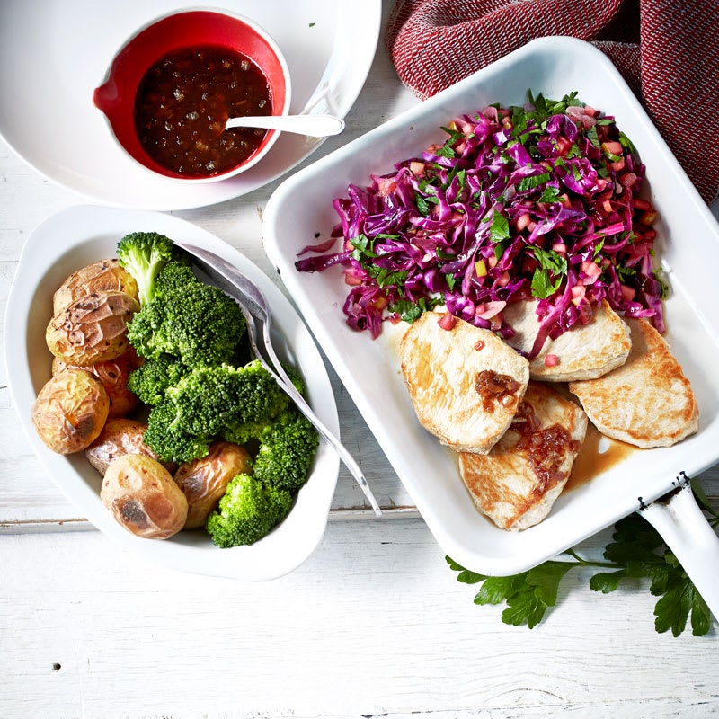Photo of Pork steaks with redcurrant sauce by WW