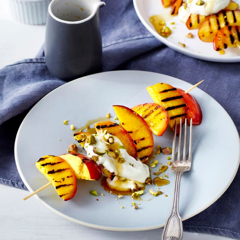 Photo of Grilled nectarine skewers with maple syrup by WW