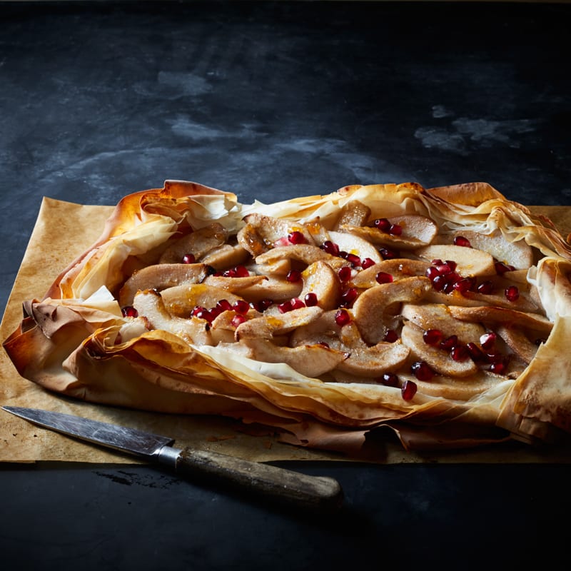 Photo of Spiced Pear and Pomegranate Tart by WW