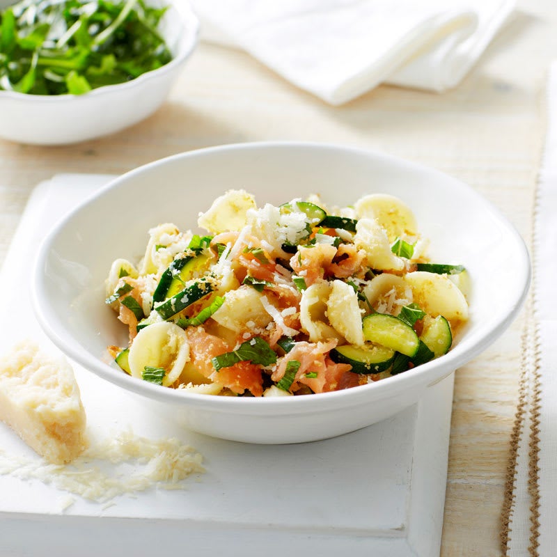 Photo of Orecchiette with zucchini and smoked salmon by WW