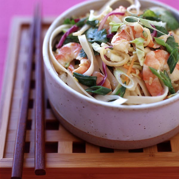 Photo of Chilled Thai Noodle and Shrimp Salad with Peanut Dressing by WW