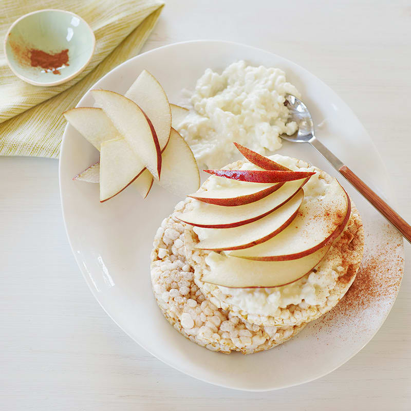 Photo of Cottage Cheese and Pear Rice Cakes by WW