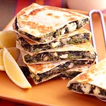 Photo of Spinach and feta quesadillas by WW