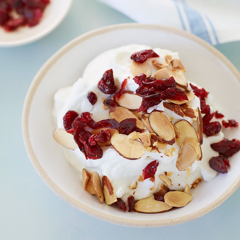 Photo of Yogurt with Cranberries and Almonds by WW