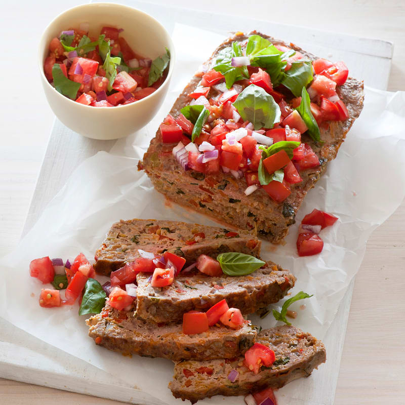 Photo of Italian beef meatloaf with tomato salsa by WW