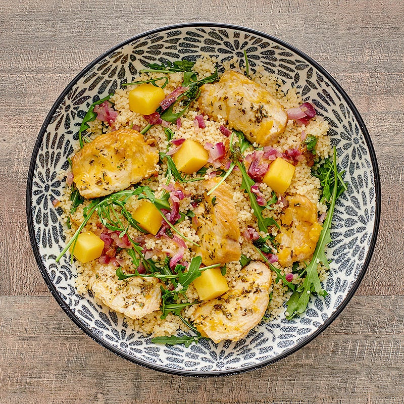 Photo of Grilled chicken with couscous-mango salad by WW