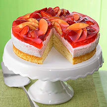 Foto Erdbeer-Nektarinen-Torte von WW