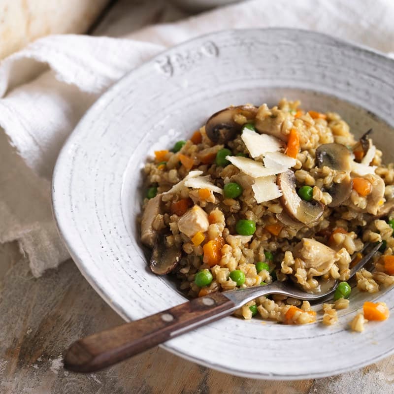 Photo of Chicken and rosemary barley risotto by WW