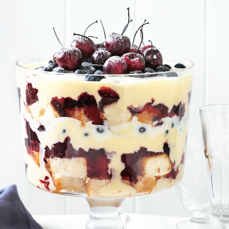 Photo of Cherry and blueberry celebration trifle by WW