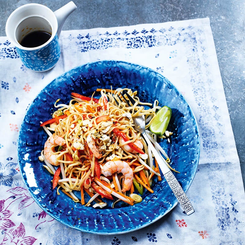Photo of Prawn noodles with sweet chilli, ginger & carrot by WW