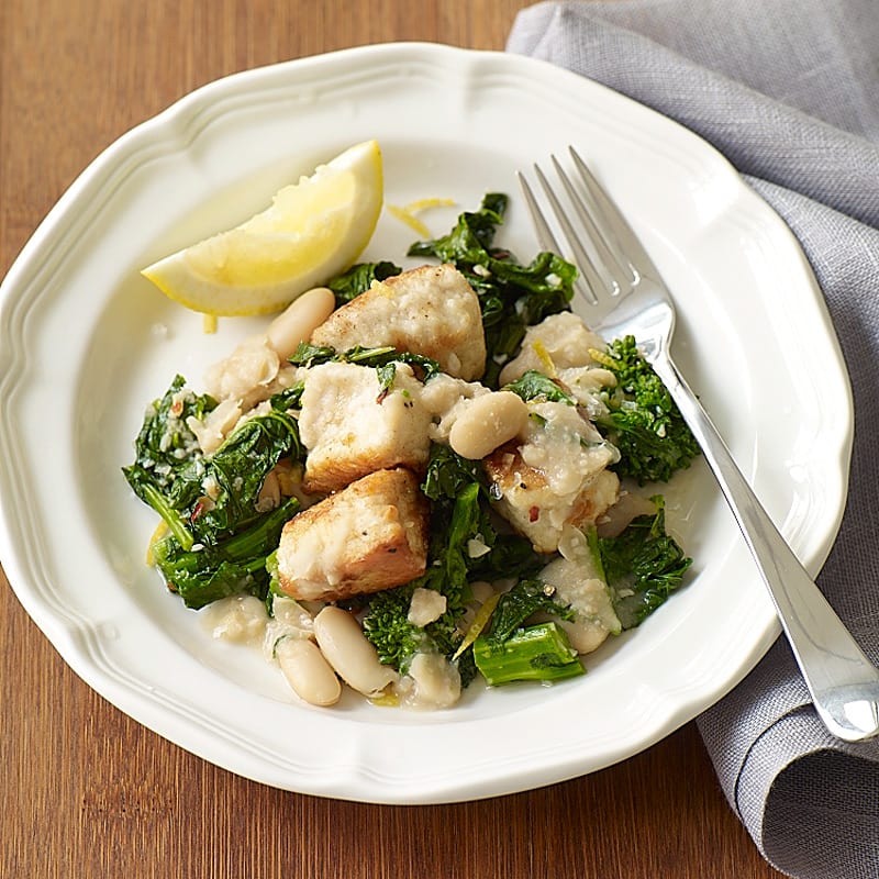 Photo of Chicken with broccoli rabe and white beans by WW