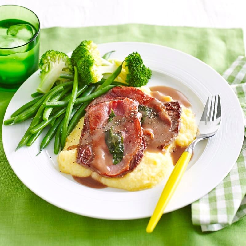 Photo of Veal Saltimbocca with soft polenta by WW