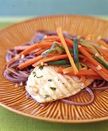 Photo of Lemon grass-poached tilapia with julienned vegetables by WW