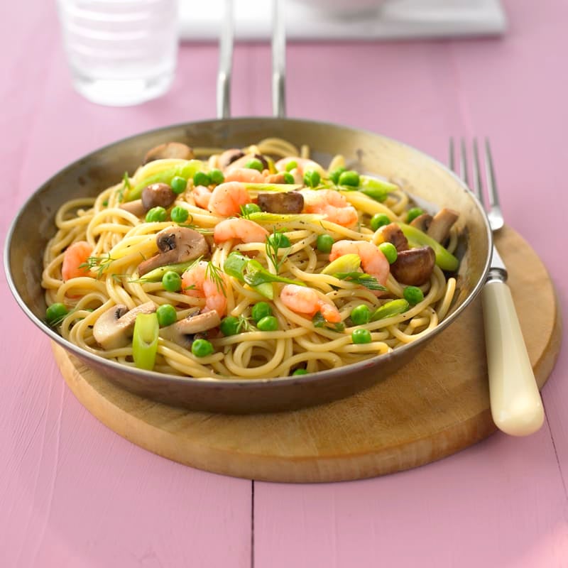 Foto Spaghetti-Krabben-Pfanne von WW