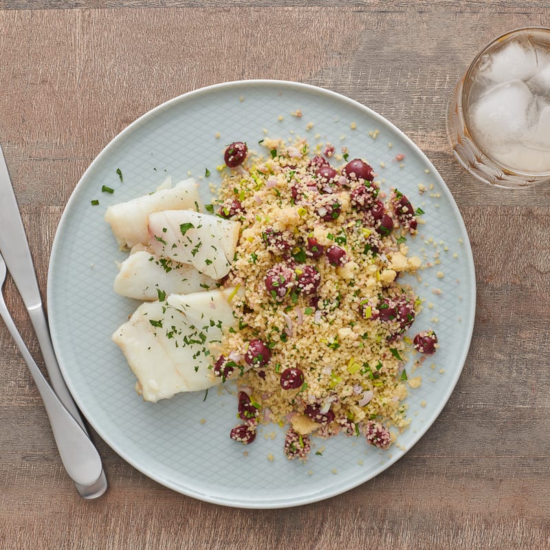 Photo of Arctic char with cranberry couscous by WW