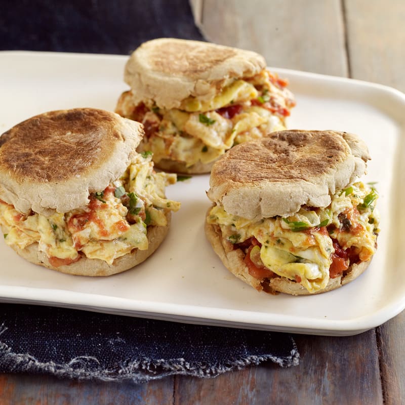 Photo of Mexican scrambled egg sandwiches by WW