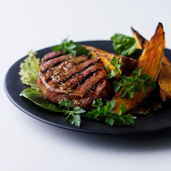 Photo of Marinated beef fillet with roast sweet potato by WW