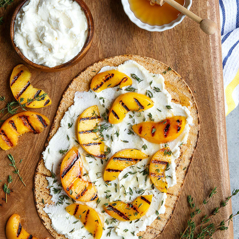Photo of Grilled summer fruit flatout flatbread by WW