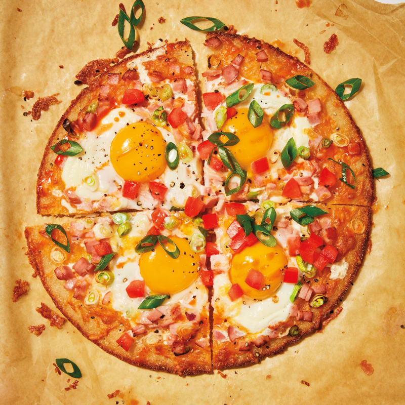 Photo of Bacon, egg & cheese pizza by WW