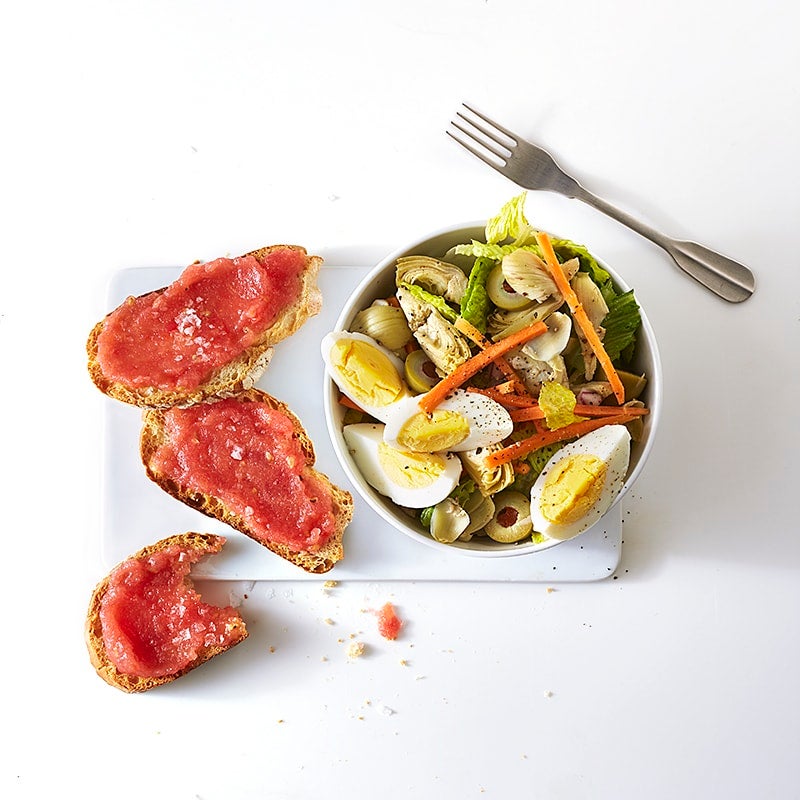 Photo of Pan con Tomate with Spanish Salad by WW