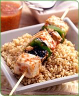 Photo of Halibut kebabs with spicy pepper sauce by WW