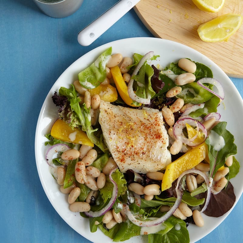 Photo of Baked Cod with Beans and Greens by WW