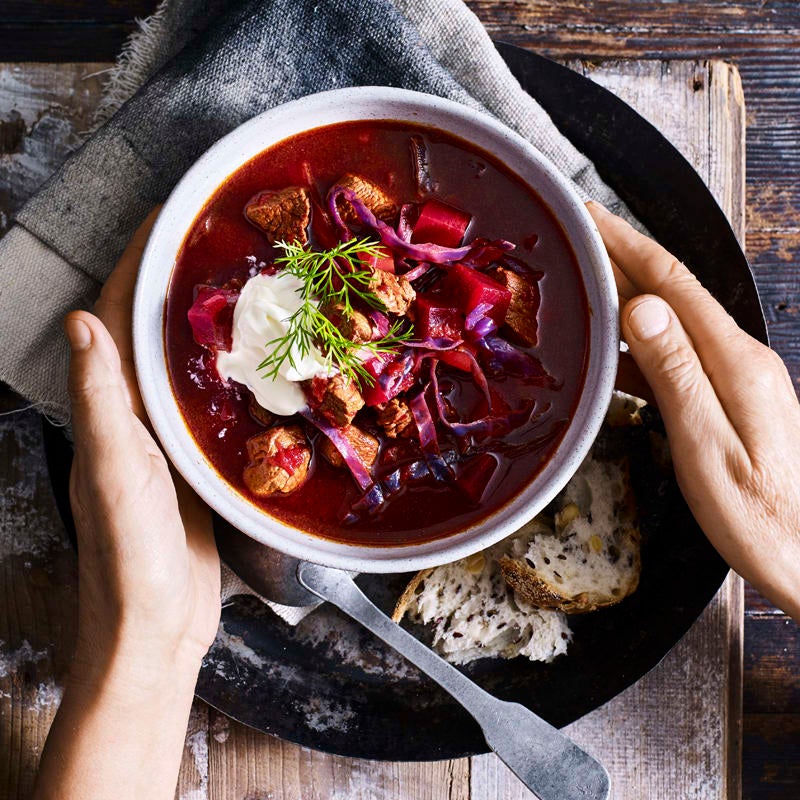 Photo of Beef and beetroot soup by WW