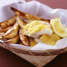 Photo of Cornmeal-Battered Fish and Chips by WW
