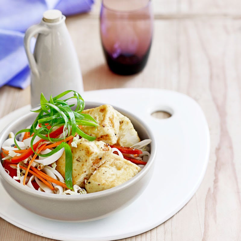 Photo of Chilli salt tofu with asian noodle salad by WW