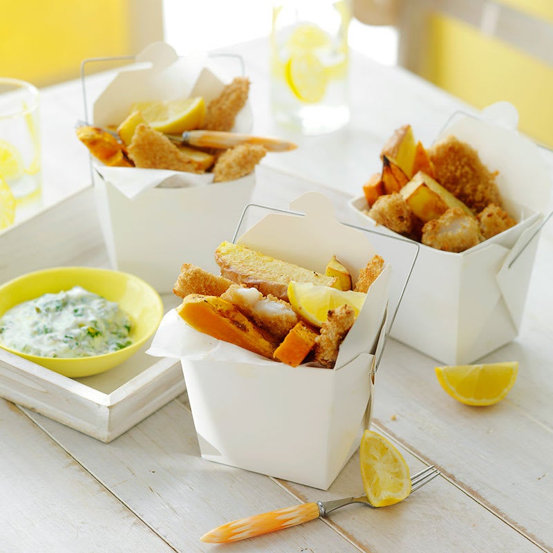 Photo of Fish and chips with yoghurt tartare by WW