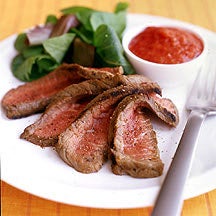 Photo of Grilled Alberta Steak with Roasted Pepper Dressing by WW