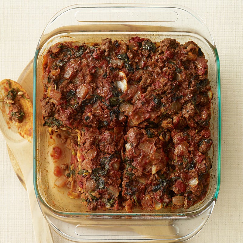 Photo of Beef and Spinach Matzo Pie by WW