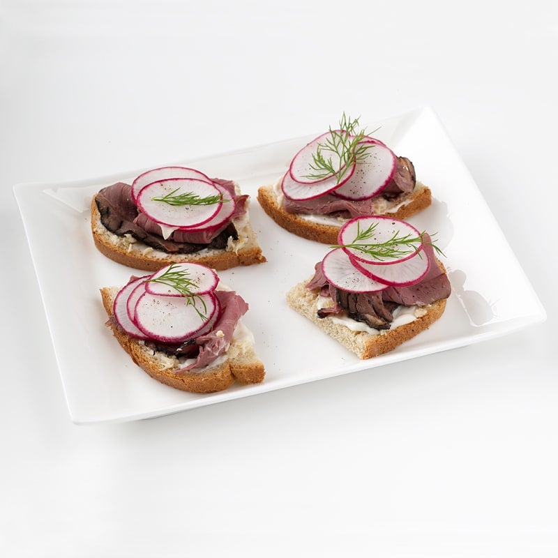Photo of Radish and Roast Beef Canapés by WW
