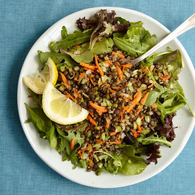 Photo of Warm Lentil Salad over Mixed Greens  by WW