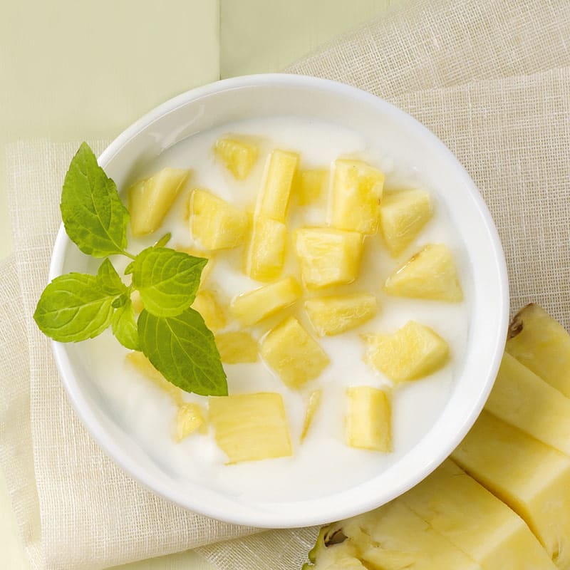 Foto av Yoghurt med färsk ananas från WW ViktVäktarna