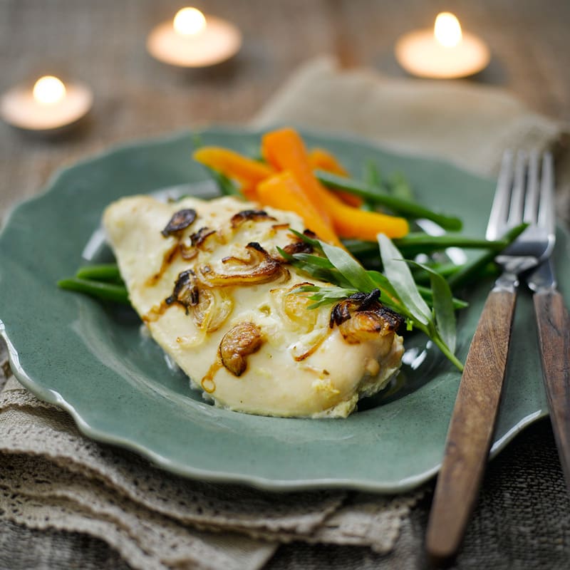 Photo of Chicken with white wine, shallots & tarragon by WW