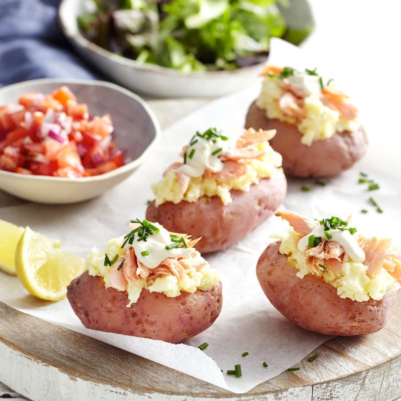 Photo of Jacket potatoes with smoked trout by WW
