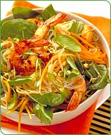 Photo de Salade de crevettes asiatique par WW