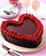 Photo of Chocolate-raspberry heart cake by WW