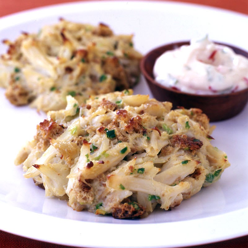 Photo of Seashore crab cakes with creamy chile sauce by WW